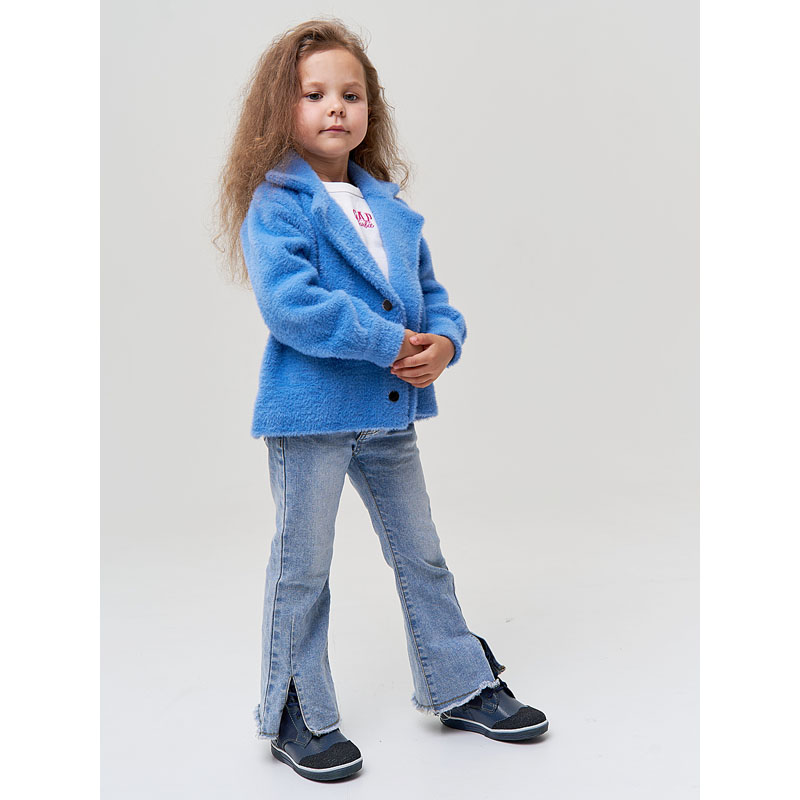 Ботинки малодетские байка, артикул 1035, цвет синий купить в интернет-магазине Shoeslel с доставкой по России