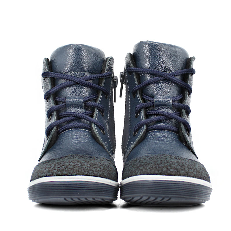 Ботинки малодетские байка, артикул 1035, цвет синий купить в интернет-магазине Shoeslel с доставкой по России