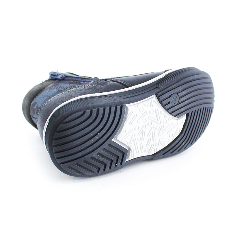 Ботинки малодетские байка, артикул 1035, цвет синий камуфляж купить в интернет-магазине Shoeslel с доставкой по России