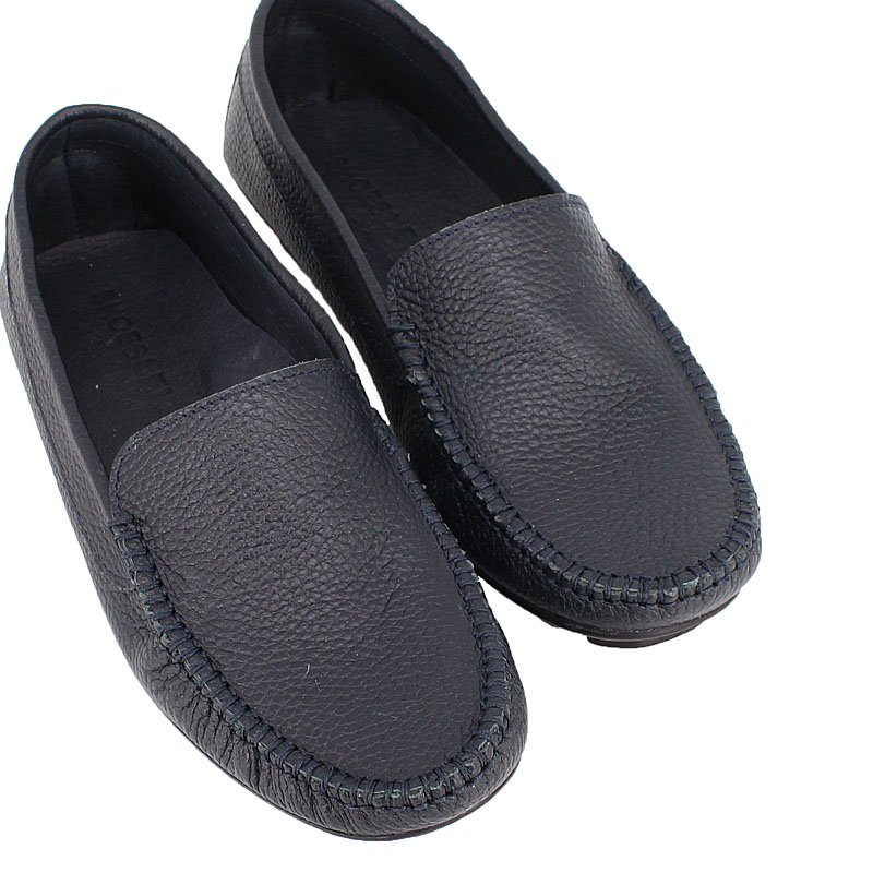 Мокасины, артикул 1078, цвет т.синий купить в интернет-магазине Shoeslel с доставкой по России