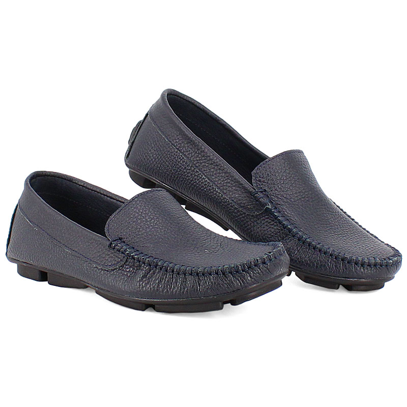Мокасины, артикул 1078, цвет т.синий купить в интернет-магазине Shoeslel с доставкой по России