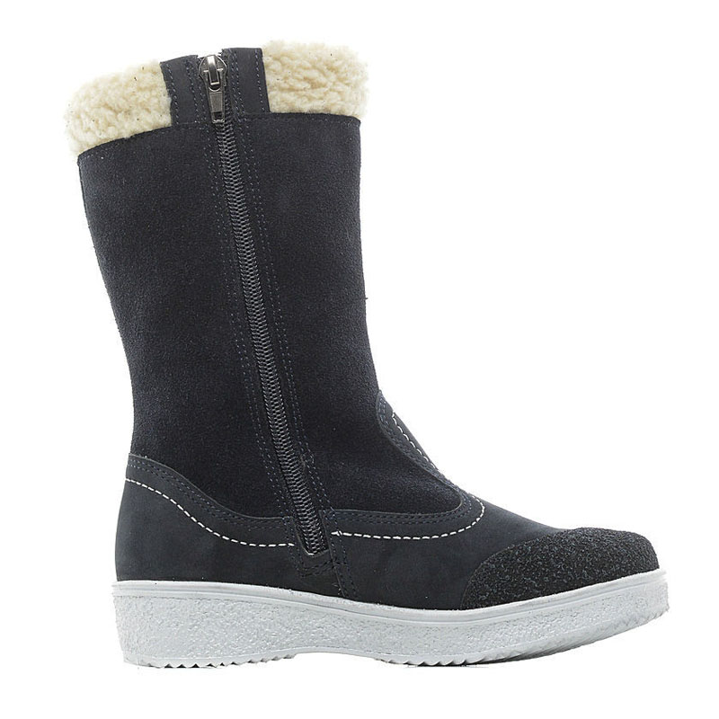Сапожки нат.мех, артикул 1093, цвет т.синий купить в интернет-магазине Shoeslel с доставкой по России