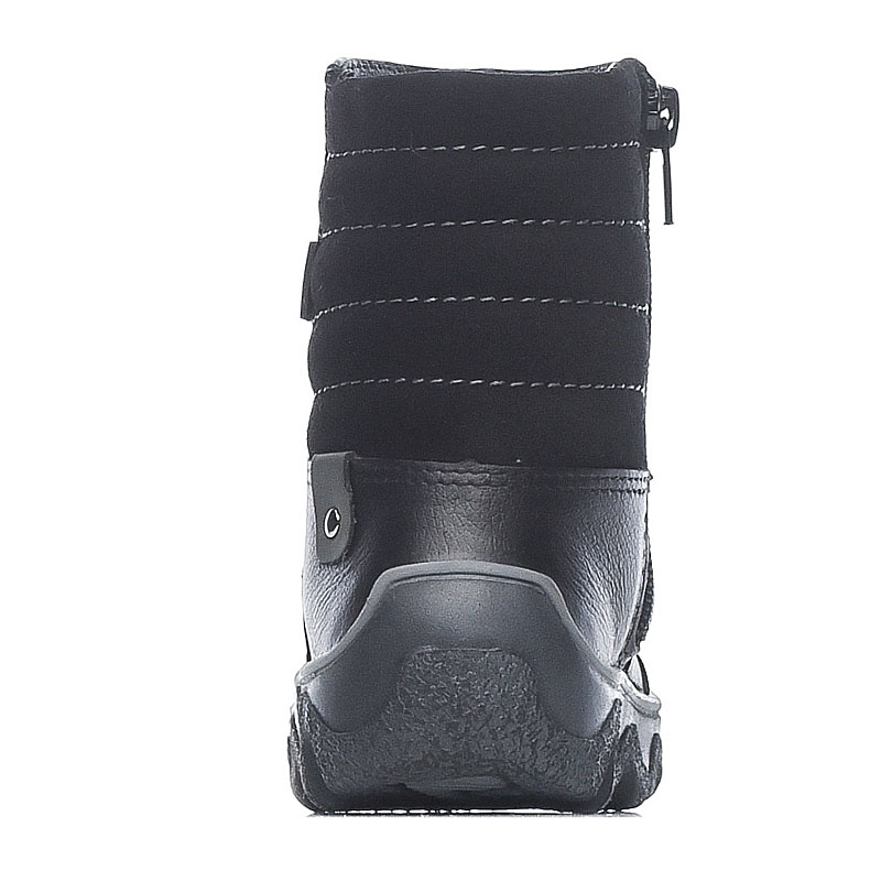 Сапожки малодетские нат.мех, артикул 1095, цвет черный камуфляж купить в интернет-магазине Shoeslel с доставкой по России