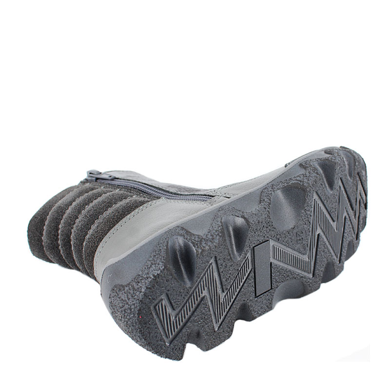 Сапожки малодетские нат.мех, артикул 1095, цвет серый камуфляж купить в интернет-магазине Shoeslel с доставкой по России