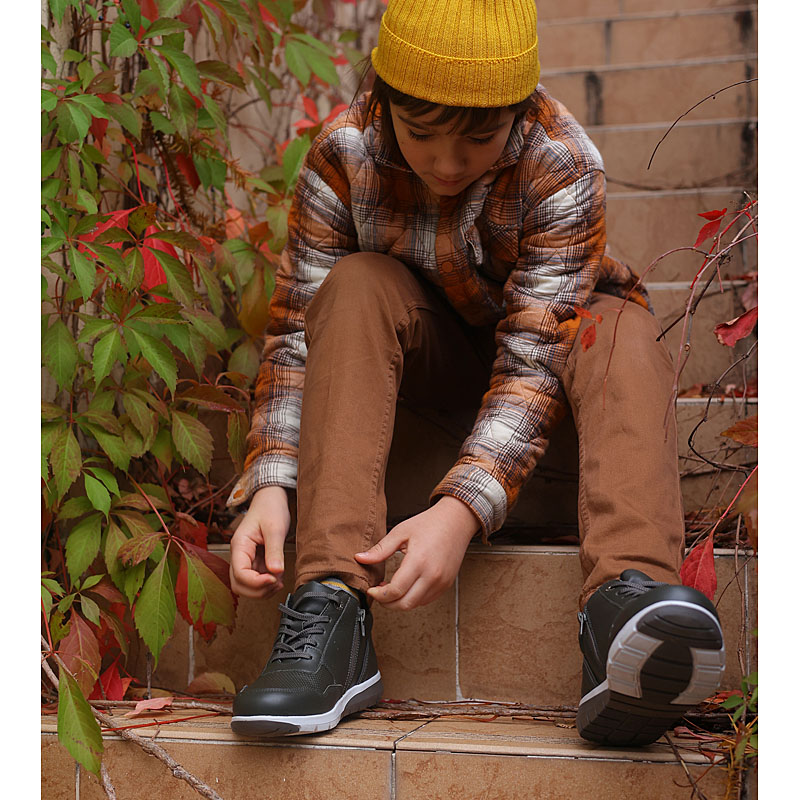 Ботинки байка, артикул 1170, цвет серый купить в интернет-магазине Shoeslel с доставкой по России