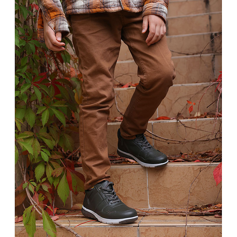 Ботинки байка, артикул 1170, цвет серый купить в интернет-магазине Shoeslel с доставкой по России