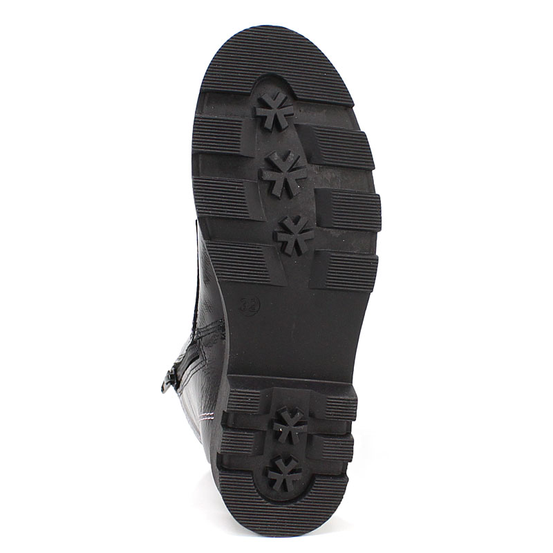 Ботинки байка, артикул 1176, цвет черный/розовый купить в интернет-магазине Shoeslel с доставкой по России