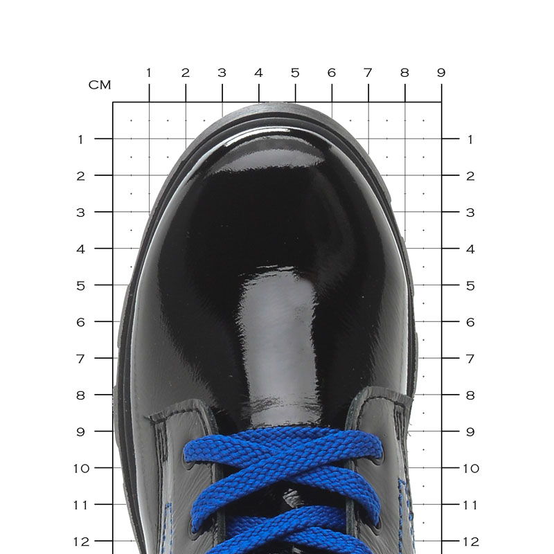 Ботинки байка, артикул 1176, цвет черный/синий купить в интернет-магазине Shoeslel с доставкой по России