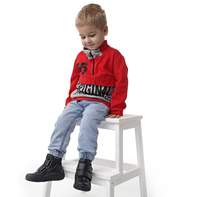 Ботинки байка, артикул 124, цвет черный купить в интернет-магазине Shoeslel с доставкой по России