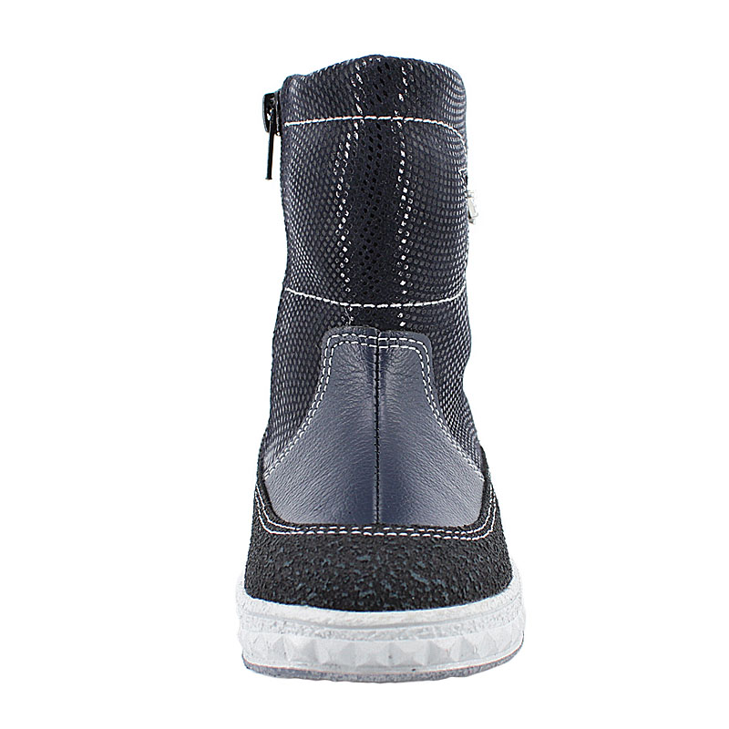 Сапожки малодетские нат.мех, артикул 1274, цвет синий купить в интернет-магазине Shoeslel с доставкой по России