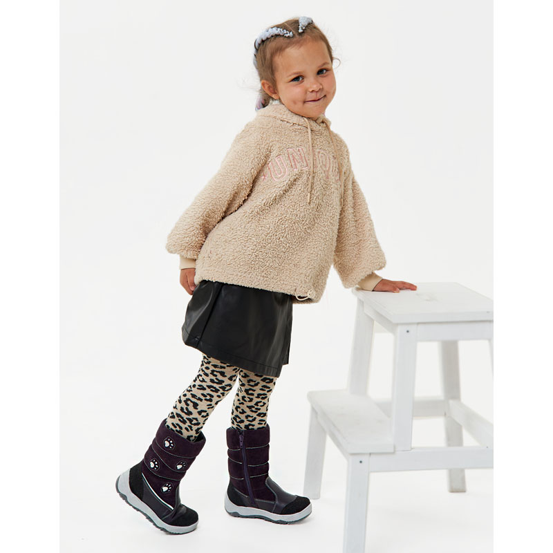 Сапожки нат.мех, артикул 1278, цвет черника купить в интернет-магазине Shoeslel с доставкой по России