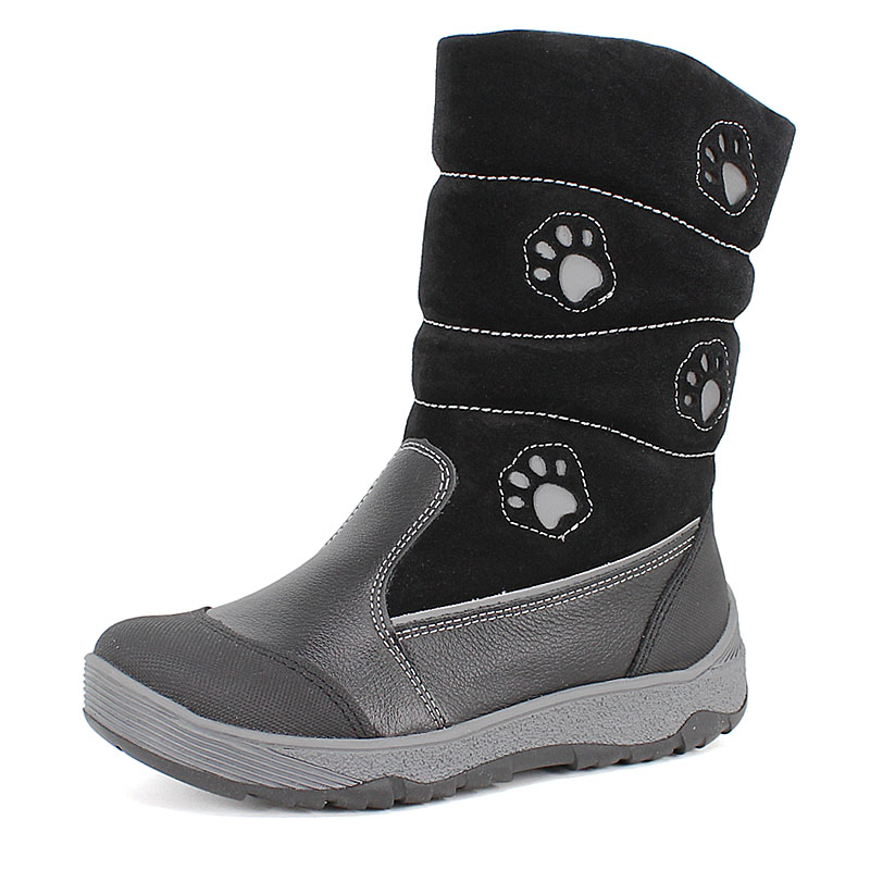 Сапожки нат.мех, артикул 1278, цвет черный купить в интернет-магазине Shoeslel с доставкой по России