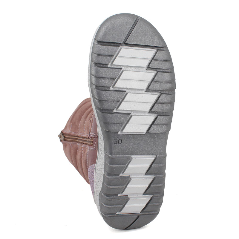 Сапожки нат.мех, артикул 1278, цвет лавандовый купить в интернет-магазине Shoeslel с доставкой по России