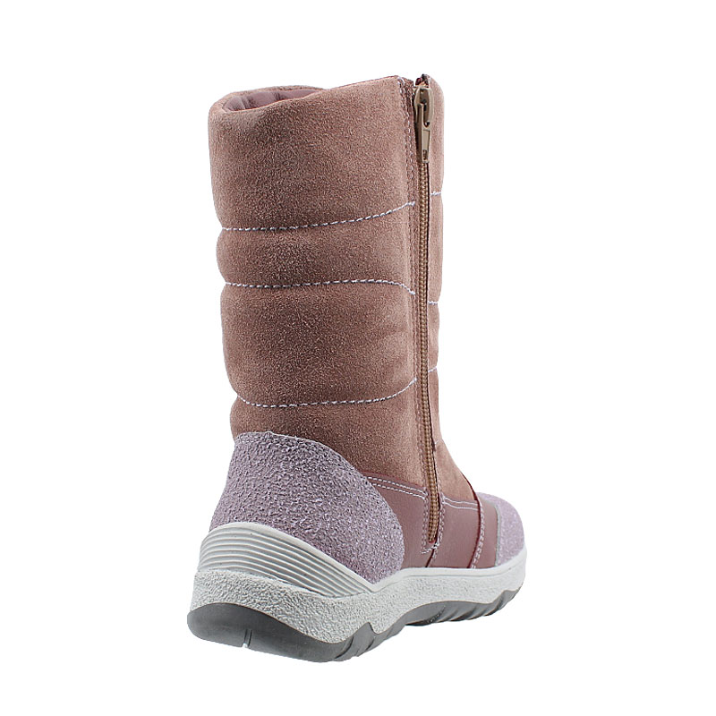 Сапожки нат.мех, артикул 1278, цвет лавандовый купить в интернет-магазине Shoeslel с доставкой по России