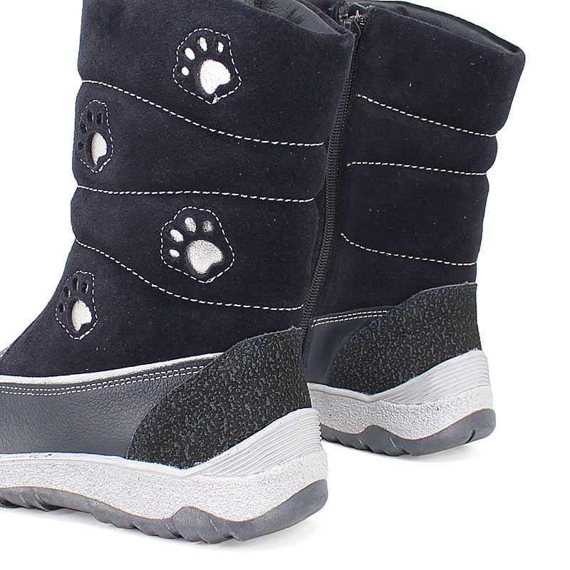 Сапожки нат.мех, артикул 1278, цвет синий купить в интернет-магазине Shoeslel с доставкой по России