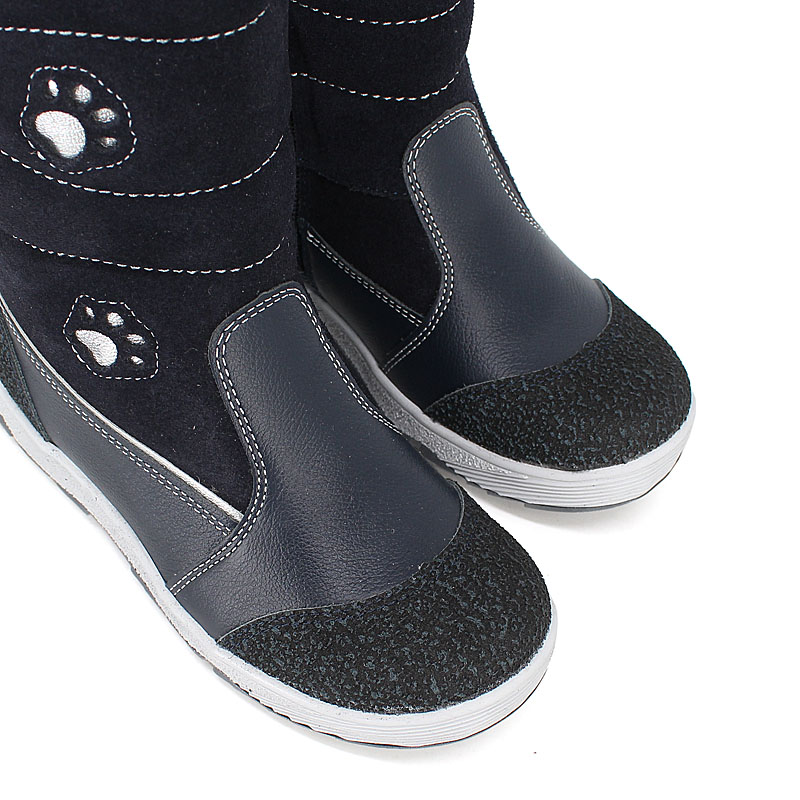 Сапожки нат.мех, артикул 1278, цвет синий купить в интернет-магазине Shoeslel с доставкой по России