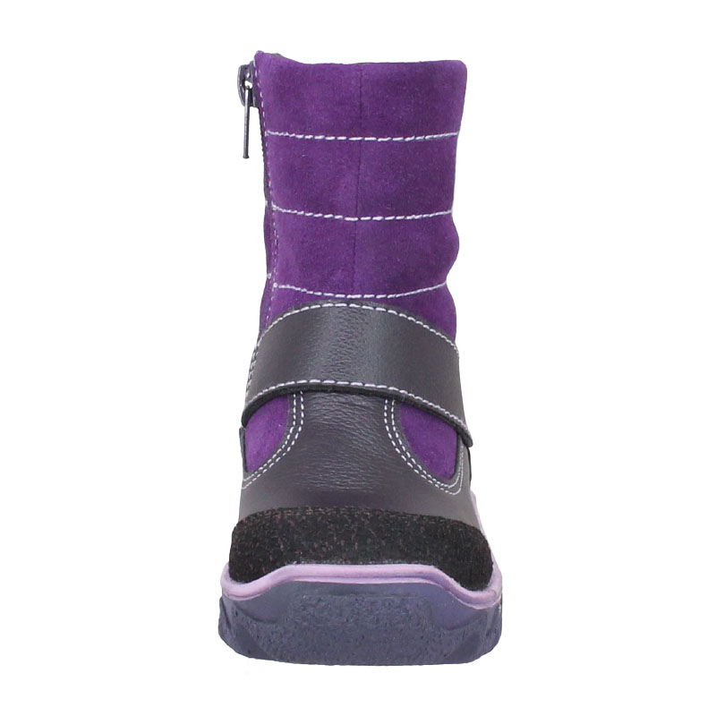 Сапожки малодетские нат.мех, артикул 1281, цвет фиолетовый купить в интернет-магазине Shoeslel с доставкой по России