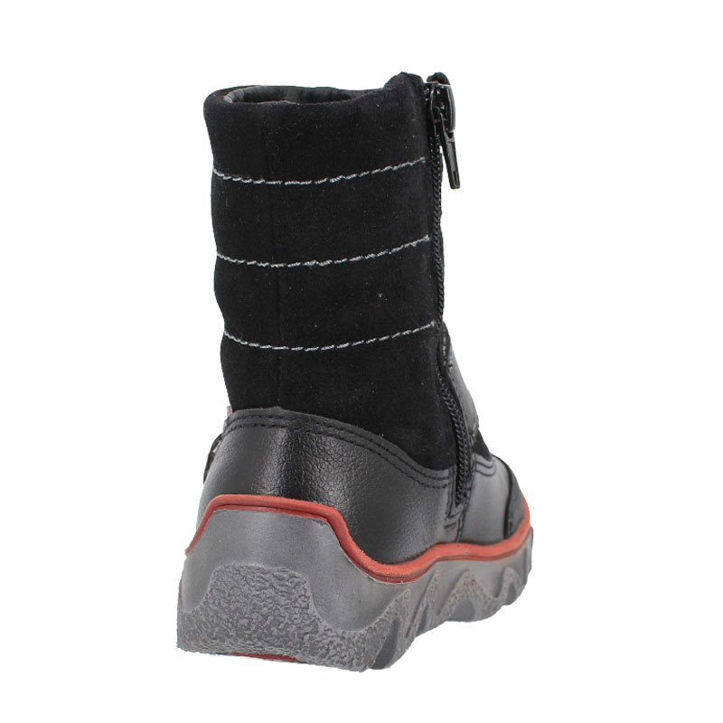 Сапожки малодетские нат.мех, артикул 1281, цвет черный купить в интернет-магазине Shoeslel с доставкой по России