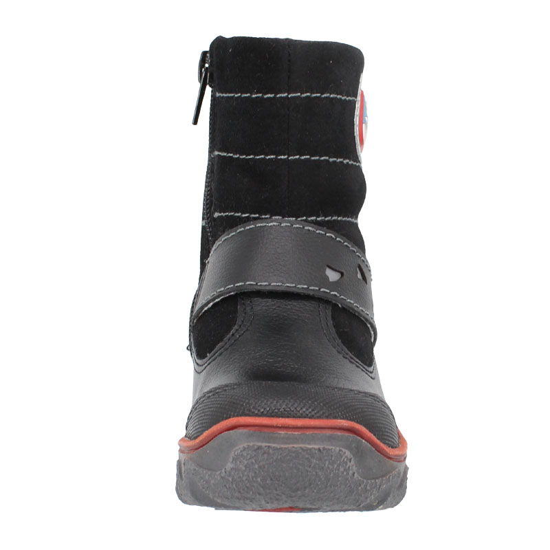 Сапожки малодетские нат.мех, артикул 1281, цвет черный купить в интернет-магазине Shoeslel с доставкой по России