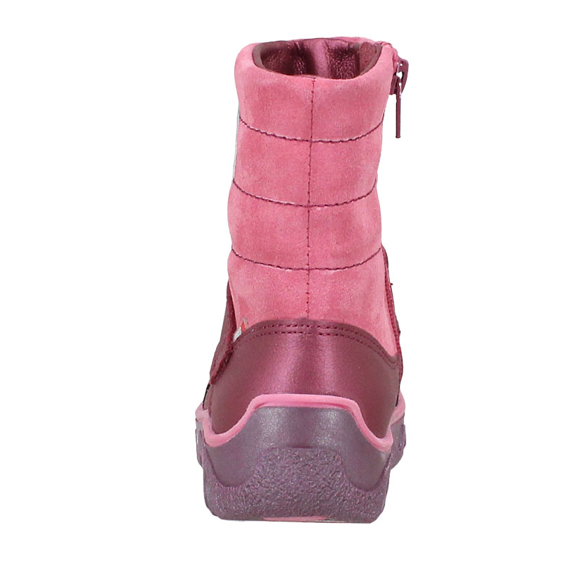 Сапожки малодетские нат.мех, артикул 1281, цвет брусничный купить в интернет-магазине Shoeslel с доставкой по России