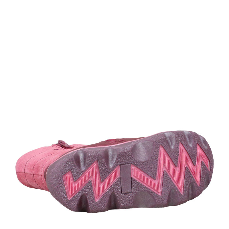 Сапожки малодетские нат.мех, артикул 1281, цвет брусничный купить в интернет-магазине Shoeslel с доставкой по России