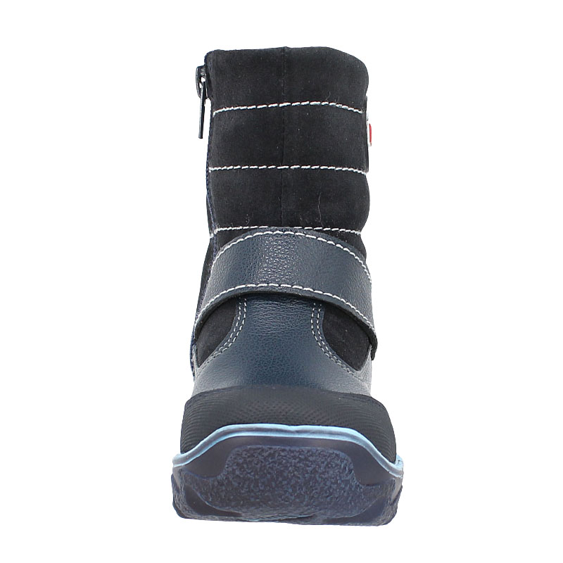 Сапожки малодетские нат.мех, артикул 1281, цвет т.синий купить в интернет-магазине Shoeslel с доставкой по России