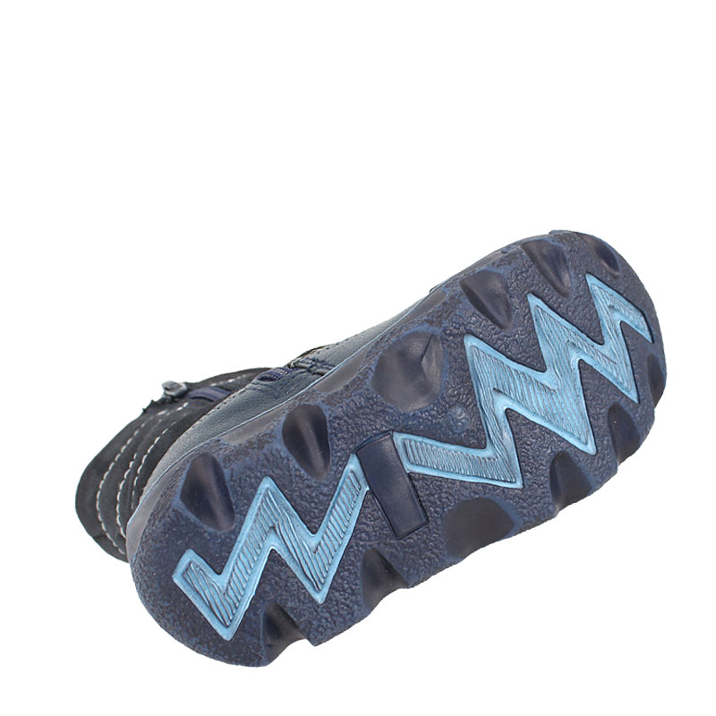 Сапожки малодетские нат.мех, артикул 1281, цвет т.синий купить в интернет-магазине Shoeslel с доставкой по России