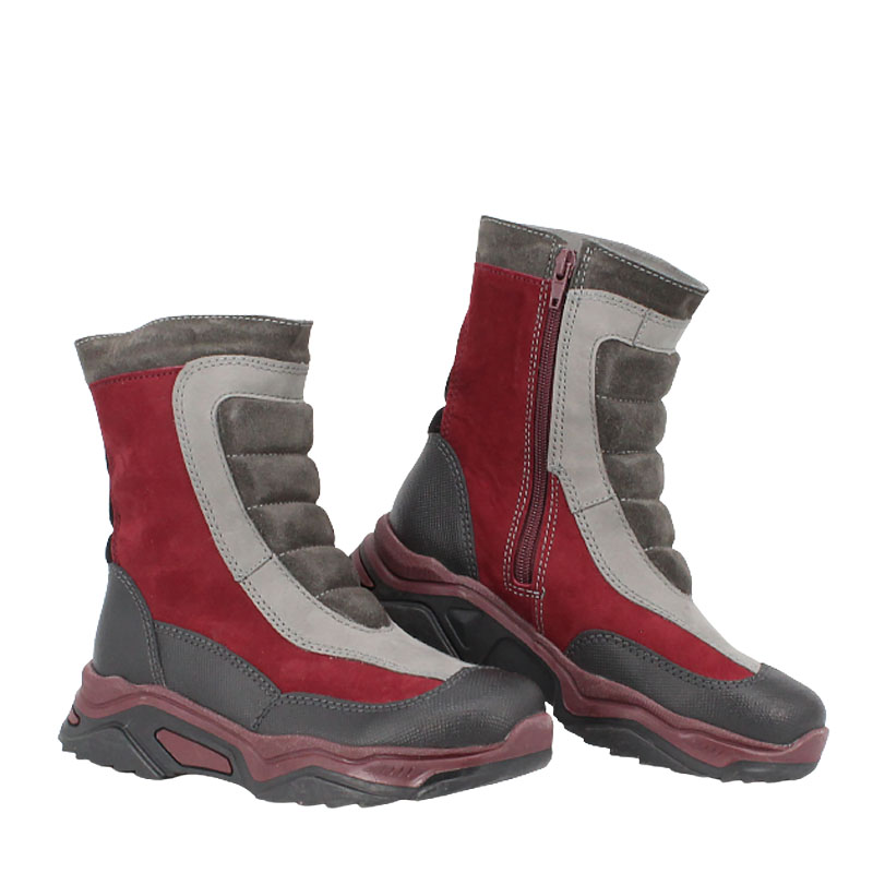 Сапожки, артикул 1286, цвет бордовый купить в интернет-магазине Shoeslel с доставкой по России