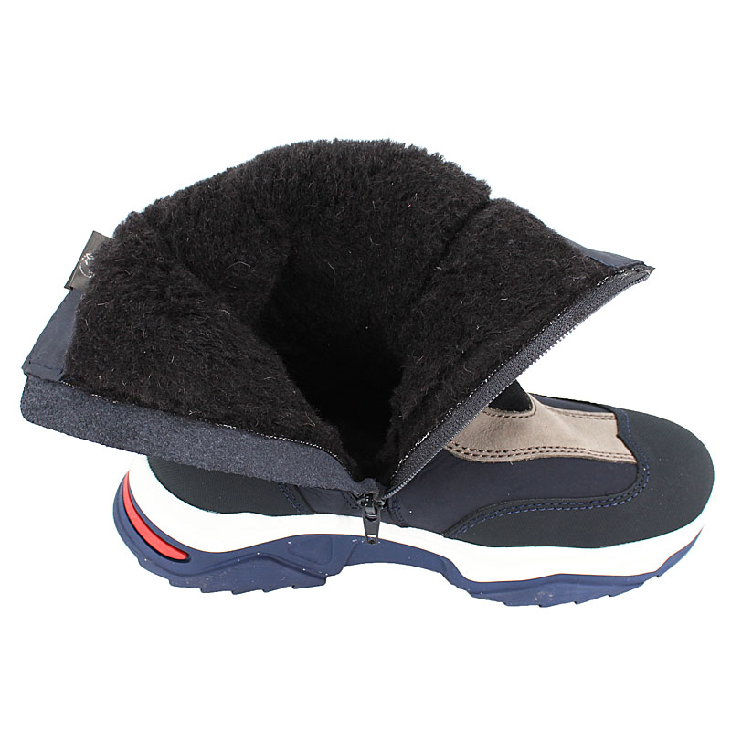 Сапожки, артикул 12861, цвет сине-красный купить в интернет-магазине Shoeslel с доставкой по России