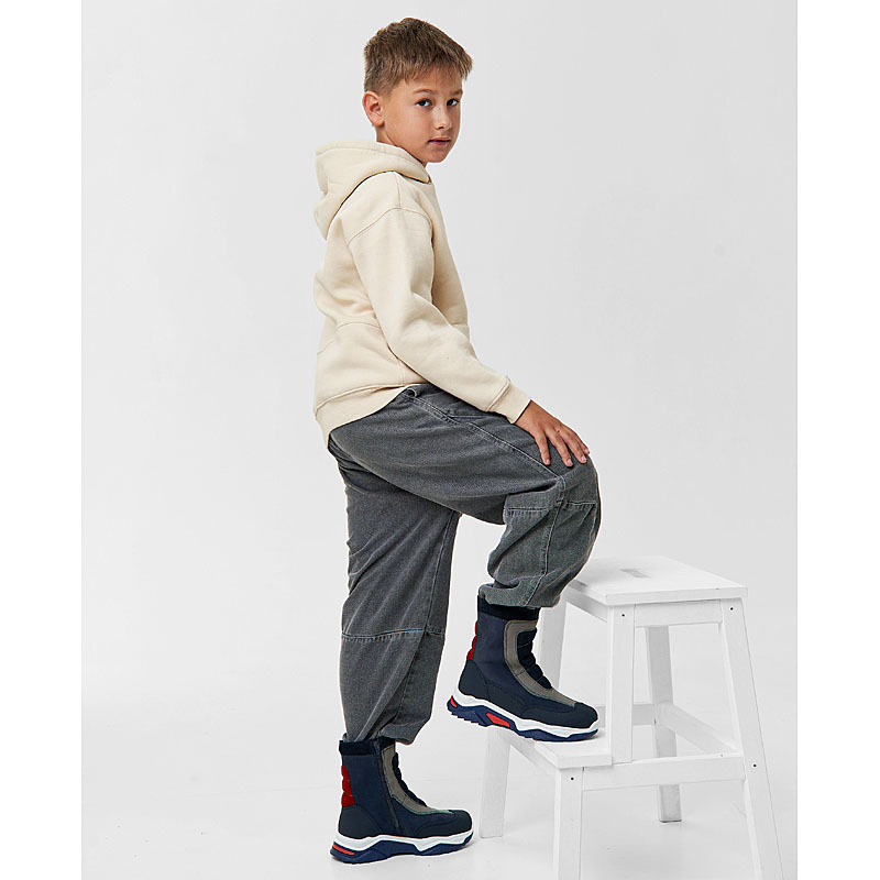 Сапожки, артикул 12861, цвет сине-красный купить в интернет-магазине Shoeslel с доставкой по России