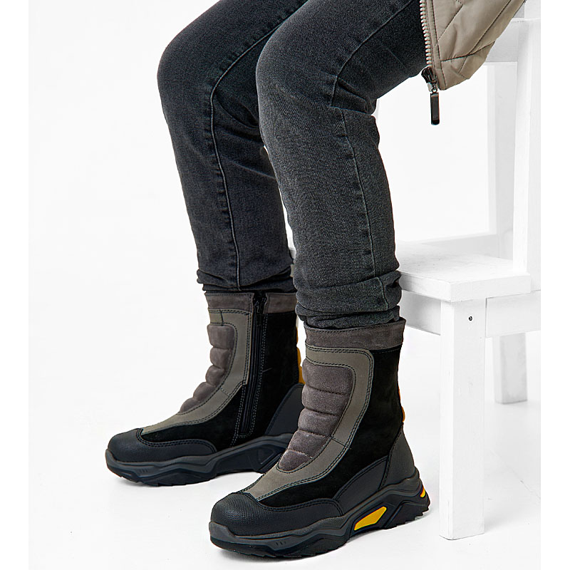 Сапожки, артикул 12861, цвет серый купить в интернет-магазине Shoeslel с доставкой по России