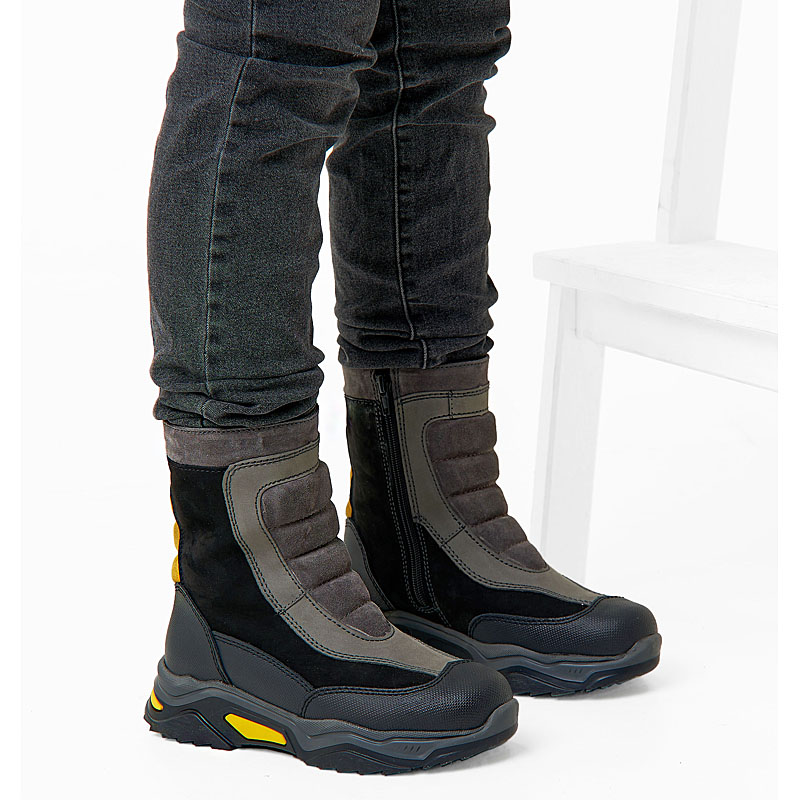 Сапожки, артикул 12861, цвет серый купить в интернет-магазине Shoeslel с доставкой по России