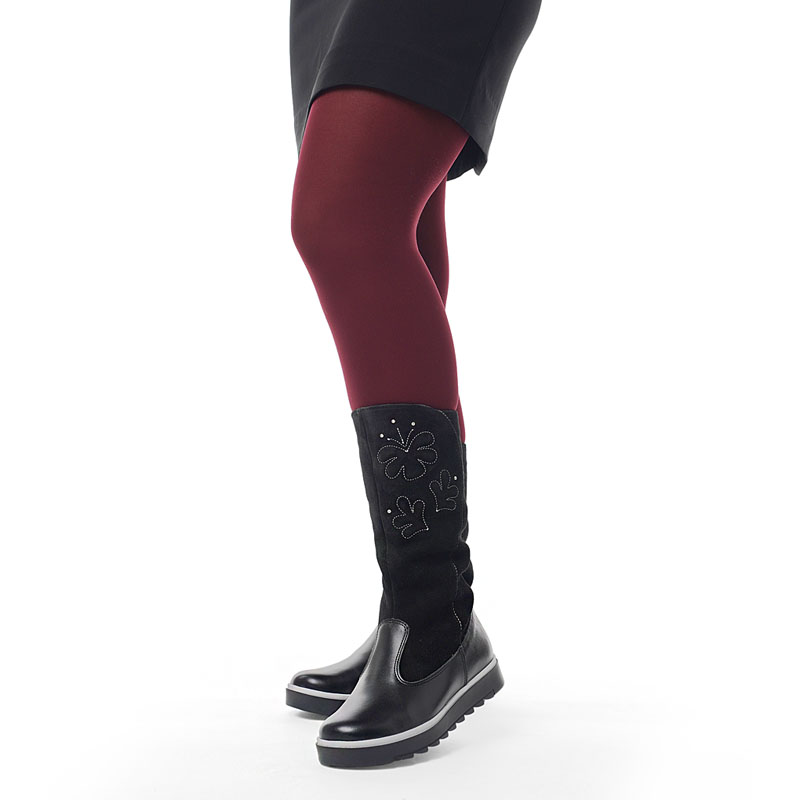 Сапожки нат.мех, артикул 1291, цвет черный купить в интернет-магазине Shoeslel с доставкой по России