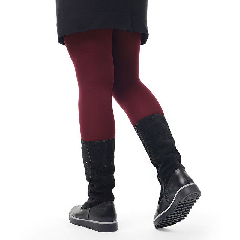 Сапожки нат.мех, артикул 1291, цвет черный купить в интернет-магазине Shoeslel с доставкой по России