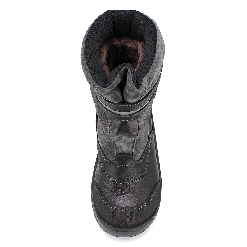 Сапожки для млад.школьников нат.мех, артикул 1293, цвет черный купить в интернет-магазине Shoeslel с доставкой по России