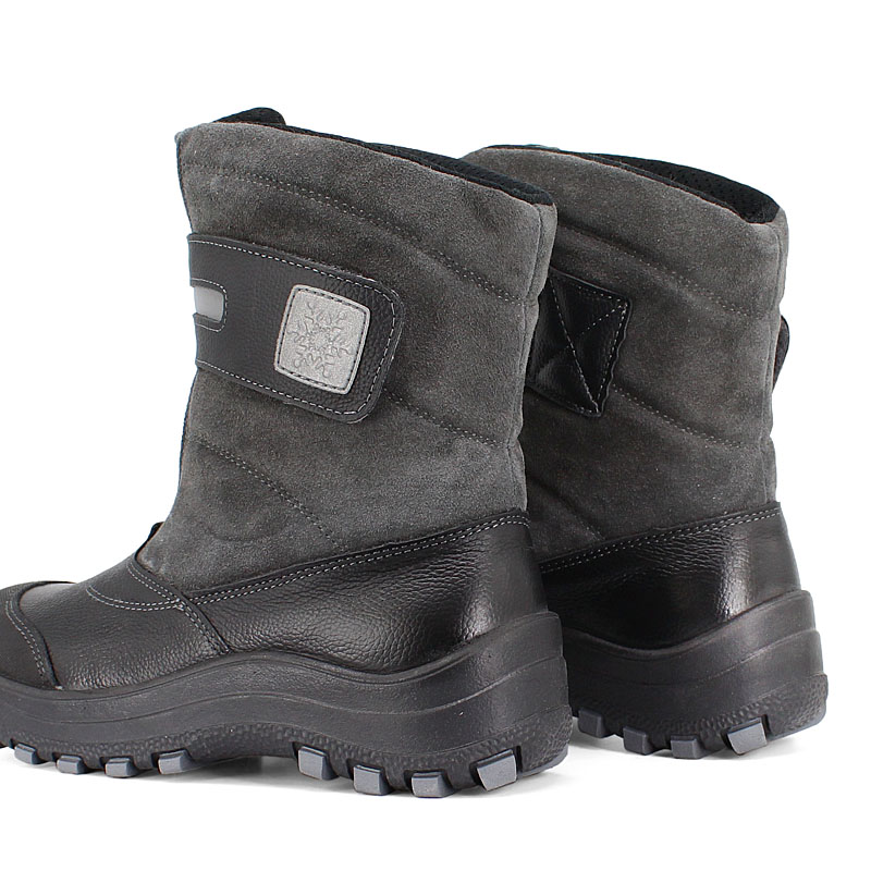 Сапожки для млад.школьников нат.мех, артикул 1293, цвет черный купить в интернет-магазине Shoeslel с доставкой по России