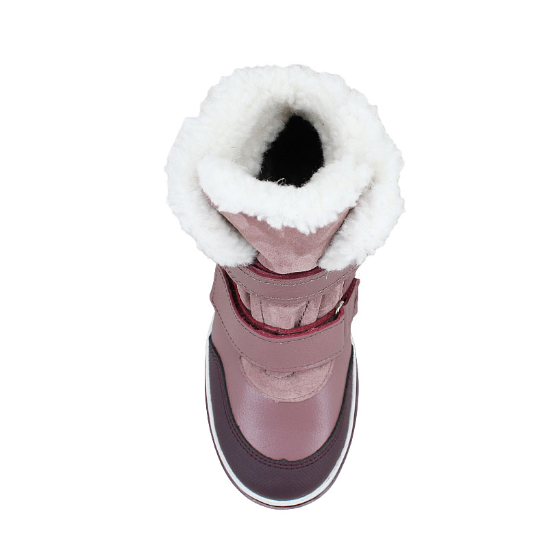 Ботинки нат.мех, артикул 1306, цвет лавандовый купить в интернет-магазине Shoeslel с доставкой по России