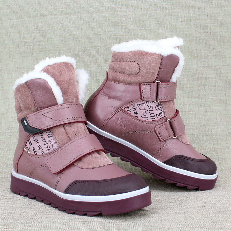 Ботинки нат.мех, артикул 1306, цвет лавандовый купить в интернет-магазине Shoeslel с доставкой по России