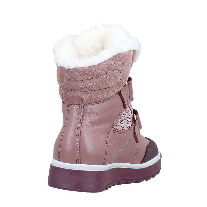 Ботинки нат.мех, артикул 1306, цвет лавандовый купить в интернет-магазине Shoeslel с доставкой по России