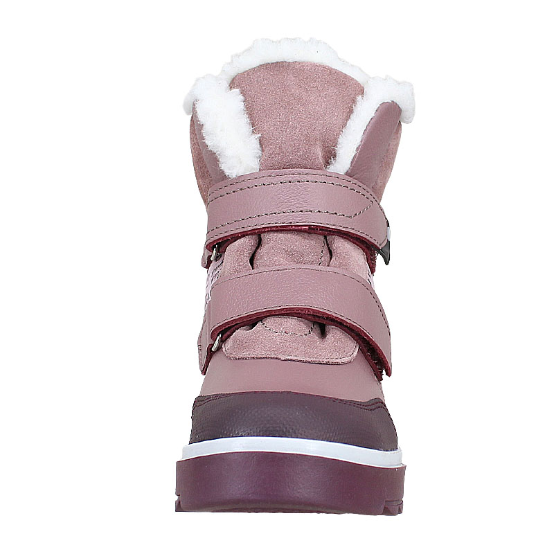 Ботинки нат.мех, артикул 1306, цвет лавандовый купить в интернет-магазине Shoeslel с доставкой по России