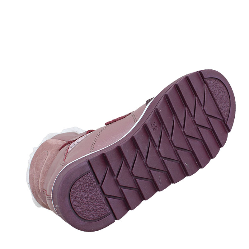 Ботинки нат.мех, артикул 1306, цвет лавандовый купить в интернет-магазине Shoeslel с доставкой по России