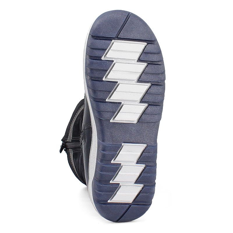 Сапожки для млад.школьников нат.мех, артикул 1333, цвет синий купить в интернет-магазине Shoeslel с доставкой по России