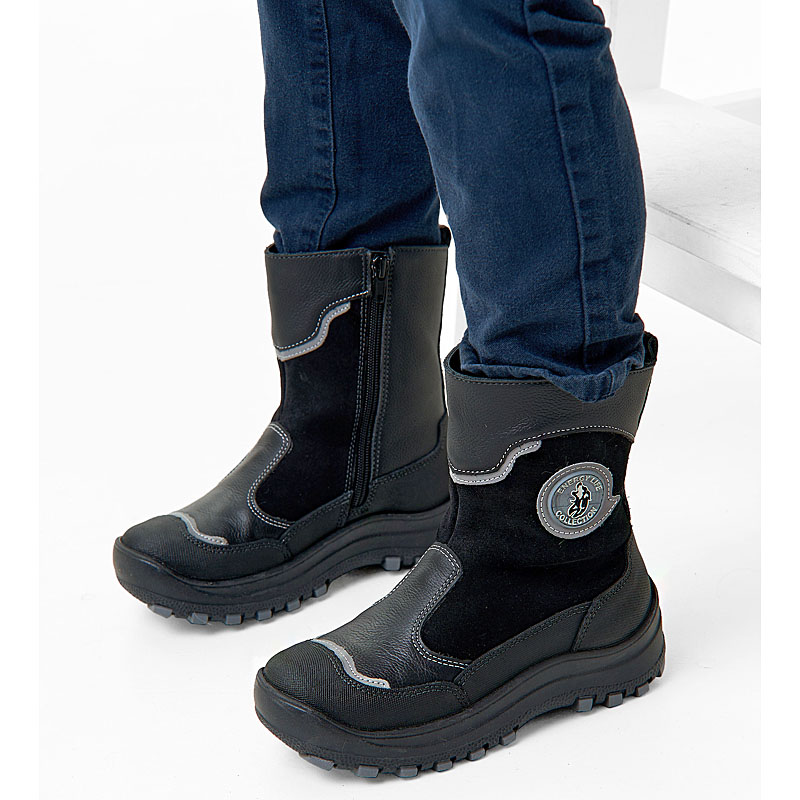 Сапожки, артикул 1343, цвет черный купить в интернет-магазине Shoeslel с доставкой по России