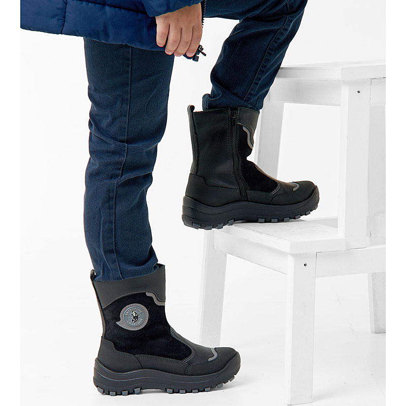 Сапожки, артикул 1343, цвет черный купить в интернет-магазине Shoeslel с доставкой по России