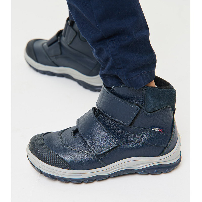 Ботинки байка, артикул 1359, цвет синий купить в интернет-магазине Shoeslel с доставкой по России