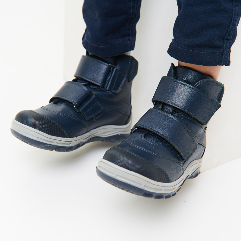 Ботинки байка, артикул 1359, цвет синий купить в интернет-магазине Shoeslel с доставкой по России