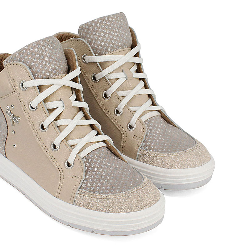 Ботинки байка, артикул 1390, цвет бежевый купить в интернет-магазине Shoeslel с доставкой по России