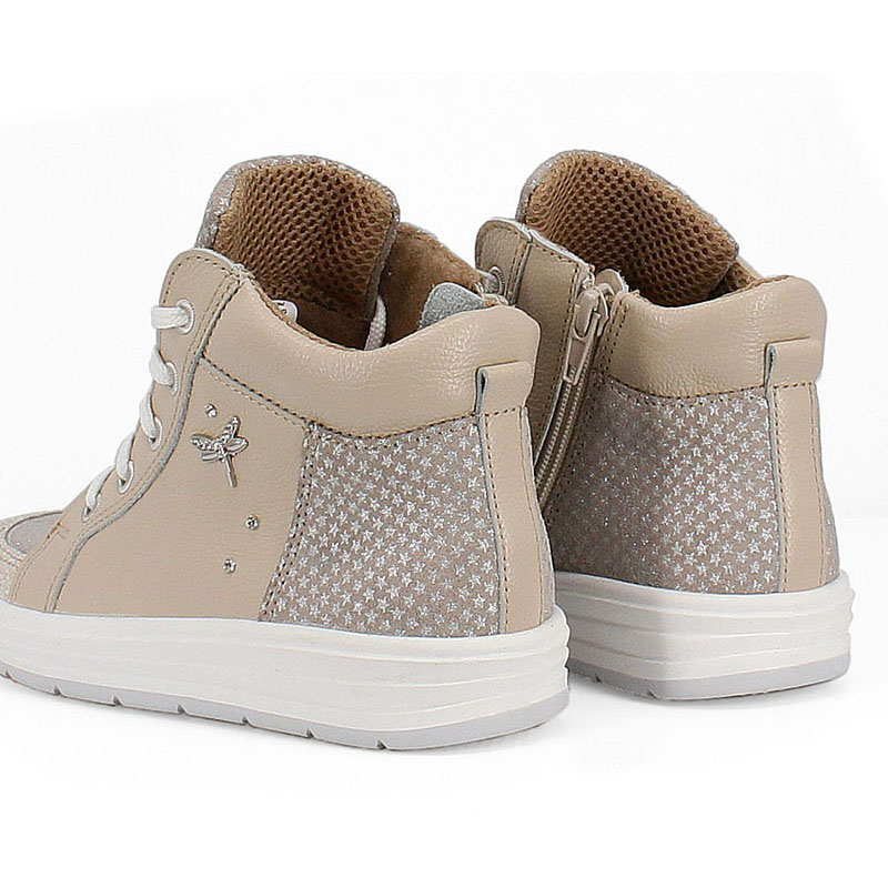 Ботинки байка, артикул 1390, цвет бежевый купить в интернет-магазине Shoeslel с доставкой по России