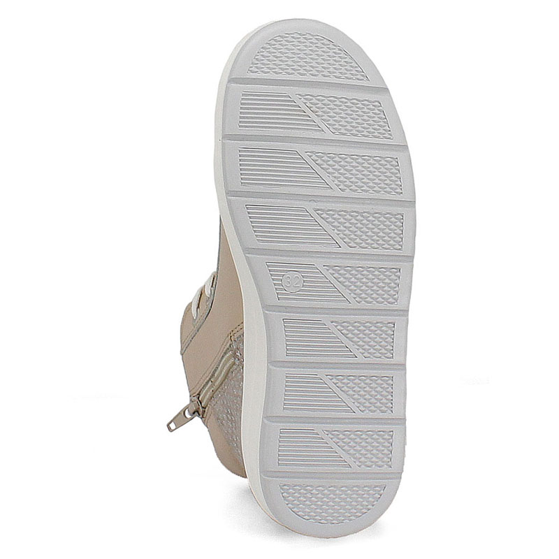 Ботинки байка, артикул 1390, цвет бежевый купить в интернет-магазине Shoeslel с доставкой по России