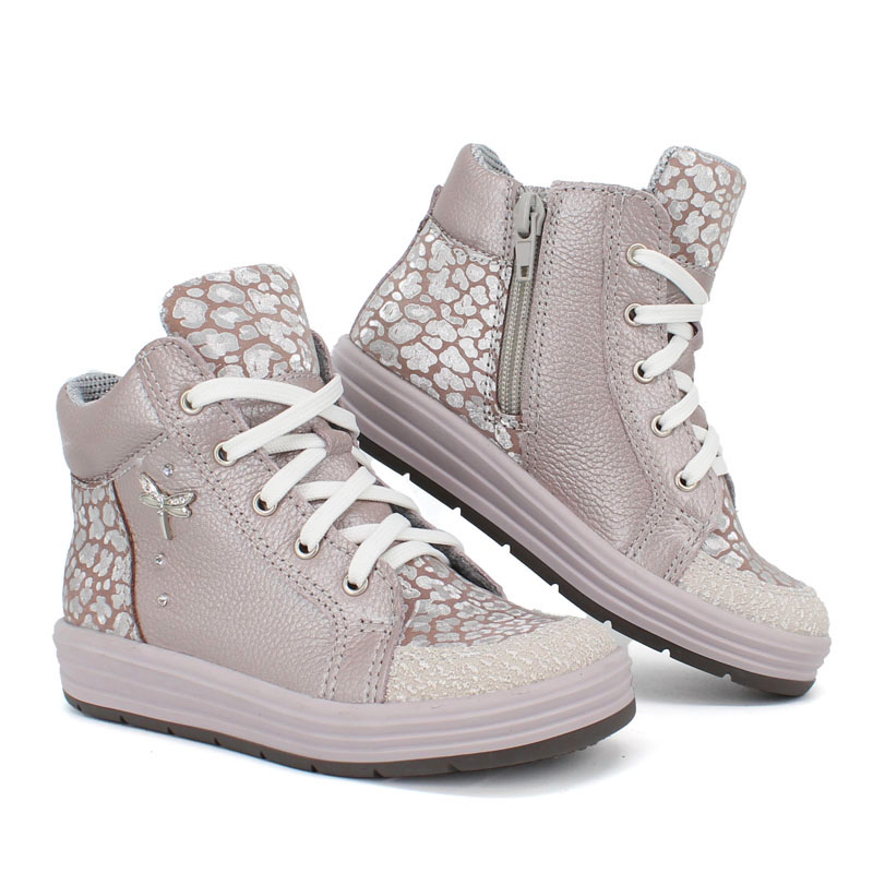 Ботинки байка, артикул 1390, цвет лавандовый купить в интернет-магазине Shoeslel с доставкой по России